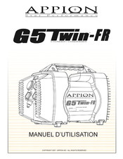 Appion G5 Twin-FR Manuel D'utilisation