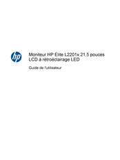 HP Elite L2201x Guide De L'utilisateur