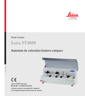 Leica BIOSYSTEMS ST4020 Mode D'emploi