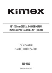 Kimex 163-4320 Manuel D'utilisation