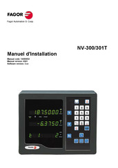 Fagor NV-301T Manuel D'installation