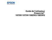 Epson PowerLite 1980WU Guide De L'utilisateur