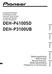 Pioneer DEH-P4100SD Mode D'emploi