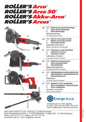 Roller Akku-Arco Instructions D'emploi