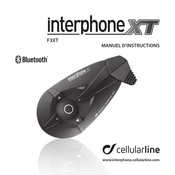 Cellularline Interphone F3XT Manuel D'instructions