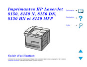 HP LaserJet 8150 DN Guide D'utilisation