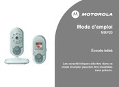 Motorola MBP20 Mode D'emploi