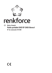 Renkforce RF-DAB-Stereo1 Notice D'emploi