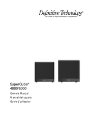 Definitive Technology SuperCube 6000 Guide D'utilisation