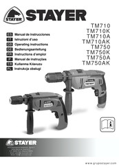 stayer TM710A Instructions D'emploi