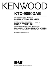 Kenwood KTC-9090DAB Mode D'emploi