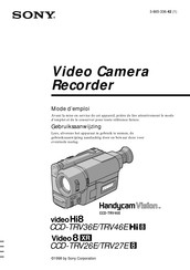 Sony Handycam CCD-TRV36E Mode D'emploi