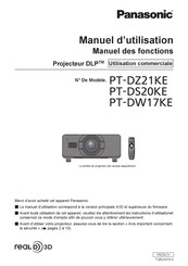 Panasonic PT-DW17KE Manuel D'utilisation