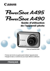 Canon PowerShot A495 Guide D'utilisation