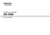 Denon Professional DN-700R Manuel De L'utilisateur