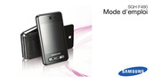 Samsung SGH-F480 Mode D'emploi