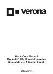 Verona VEBIEM301SS Manuel D'utilisation Et D'entretien