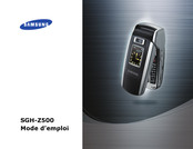 Samsung SGH-Z500 Mode D'emploi
