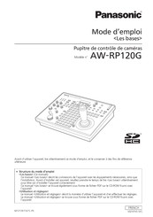 Panasonic AW‑RP120G Mode D'emploi