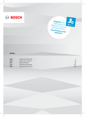 Bosch BSS8 Série Mode D'emploi