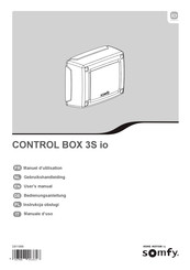 Somfy CONTROL BOX 3S io Manuel D'utilisation