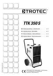 Trotec TTK 350 S Manuel D'utilisation