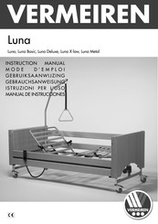 Vermeiren Luna X-low Mode D'emploi