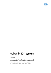 Roche cobas b 101 system Manuel D'utilisation