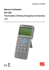 RS RS-1384 Manuel D'utilisation
