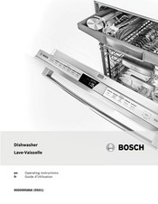 Bosch SGE68U55UC Guide D'utilisation