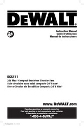 DeWalt DCS570B Guide D'utilisation
