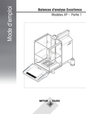 Mettler Toledo XP Série Mode D'emploi