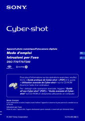 Sony Cyber-Shot DSC-T200 Mode D'emploi