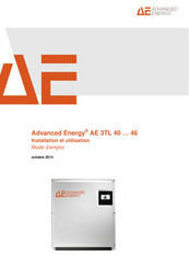 Advanced Energy AE 3TL 46K Mode D'emploi