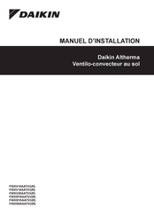 Daikin Altherma FWXV20AATV3R Manuel D'installation
