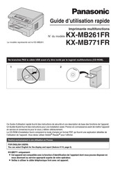 Panasonic KX-MB261FR Guide D'utilisation Rapide