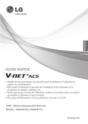 LG V-Net PQNFB17C0 Guide Rapide
