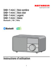 Kathrein DAB+ 1 mini Instructions D'utilisation