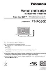 Panasonic PT-RQ50K Manuel D'utilisation
