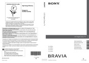 Sony BRAVIA KDL-40P55 Série Mode D'emploi