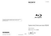 Sony BDV-T11 Mode D'emploi