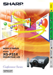 Sharp XG-P25X Mode D'emploi