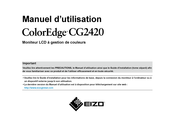Eizo colorEdge CG2420 Manuel D'utilisation