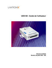 Lantronix UDS100 Guide De L'utilisateur
