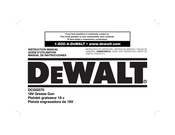 DeWalt DCGG570 Guide D'utilisation