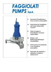 Faggiolati Pumps AJ400G418R370SA Mode D'emploi Et Notice D'installation