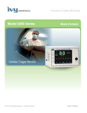 Ivy Biomedical Systems 3000 Série Mode D'emploi