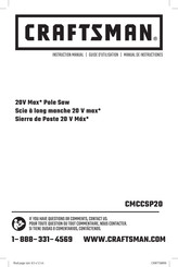 Craftsman CMCCSP 20 Guide D'utilisation