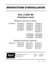 Bard W18AB-A Instructions D'installation