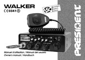 PRESIDENT WALKER ASC Manuel D'utilisation